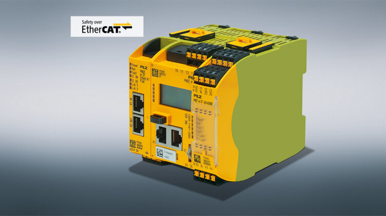 Konfigurierbare Kleinsteuerung PNOZmulti 2 von Pilz jetzt mit FSoE (= FailSafe over EtherCAT)-Anbindung - Sichere Datenübertragung und flexible Architekturen kombiniert